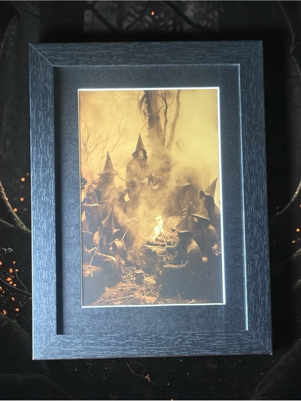 🔥 Witches’ Coven Gathering Framed Art – Brand New!